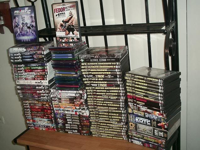 ufc dvd collection