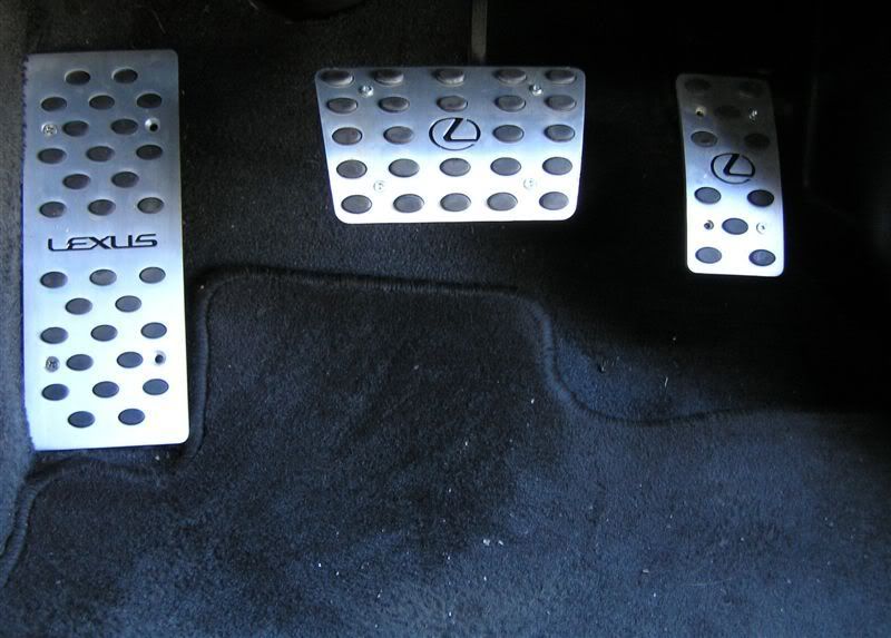 Pedals Lexus IS200 / Lexus IS300 Club Lexus Owners Club