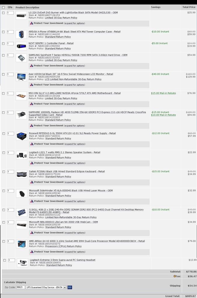 Budget Gaming Desktop build