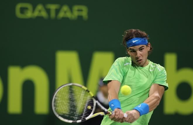 Photos: Nadal vs Germelmayr Qatar Open 2012 Photos: Nadal vs Germelmayr Qatar Open 2012