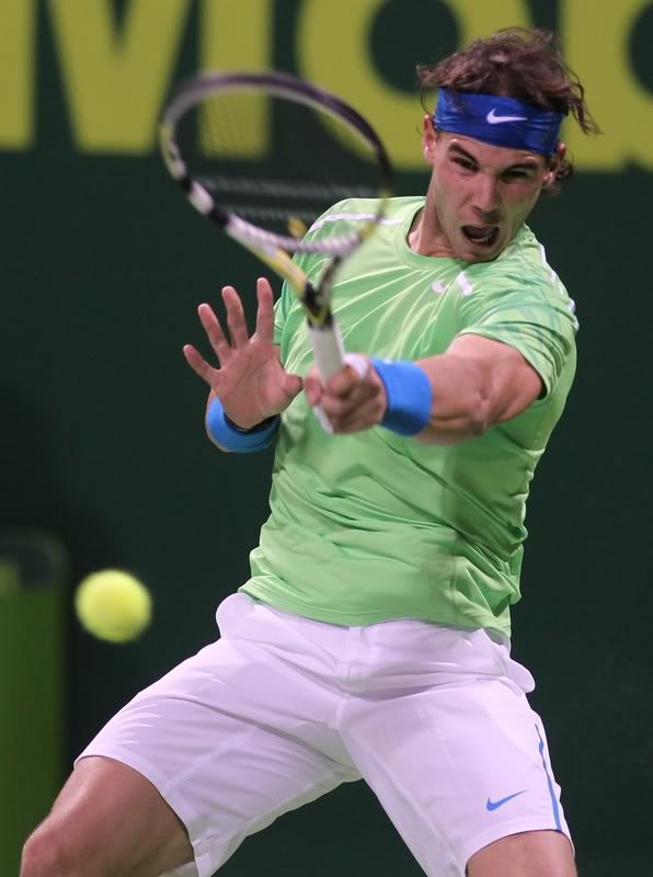Photos: Nadal vs Germelmayr Qatar Open 2012 Photos: Nadal vs Germelmayr Qatar Open 2012
