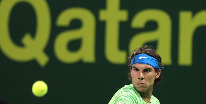 Photos: Nadal vs Germelmayr Qatar Open 2012 Photos: Nadal vs Germelmayr Qatar Open 2012