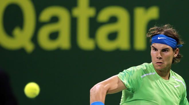 Photos: Nadal vs Germelmayr Qatar Open 2012 Photos: Nadal vs Germelmayr Qatar Open 2012