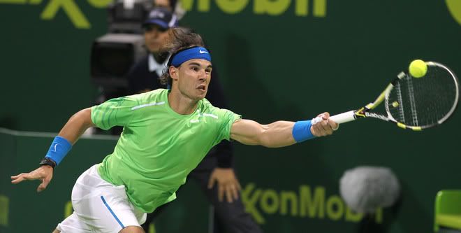 Photos: Nadal vs Germelmayr Qatar Open 2012 Photos: Nadal vs Germelmayr Qatar Open 2012