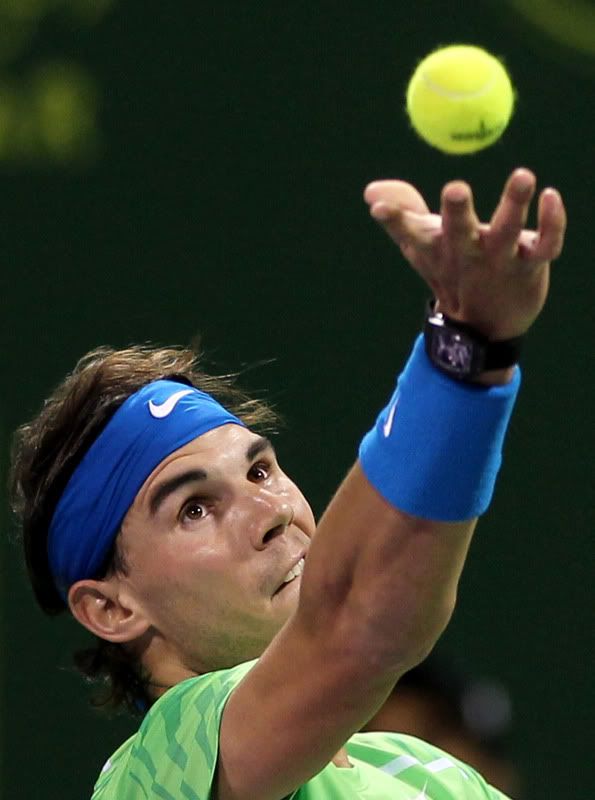 Photos: Nadal vs Germelmayr Qatar Open 2012 Photos: Nadal vs Germelmayr Qatar Open 2012