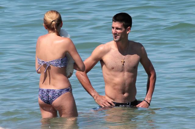 Photos: Djokovic and Jelena Ristic in St. Topez, France