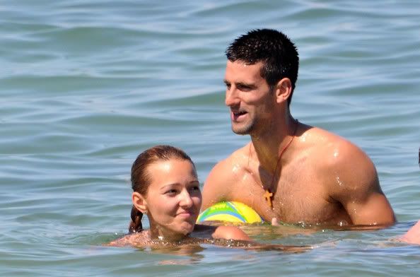 Photos: Djokovic and Jelena Ristic in St. Topez, France