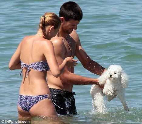 Photos: Djokovic and Jelena Ristic in St. Topez, France