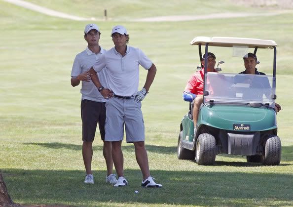 Photos: Rafael Nadal playing Golf