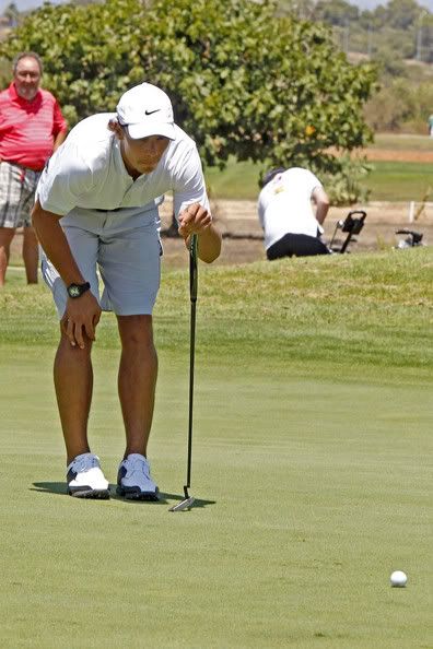 Photos: Rafael Nadal playing Golf