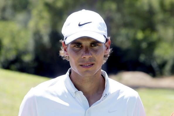 Photos: Rafael Nadal playing Golf