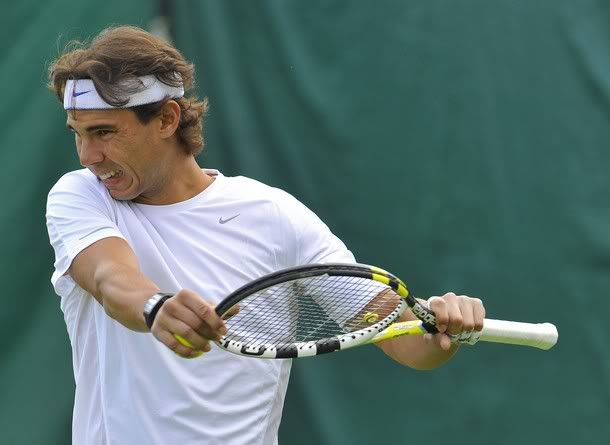 Photos: Nadal Practice at Wimbledon 2011 - June 18th