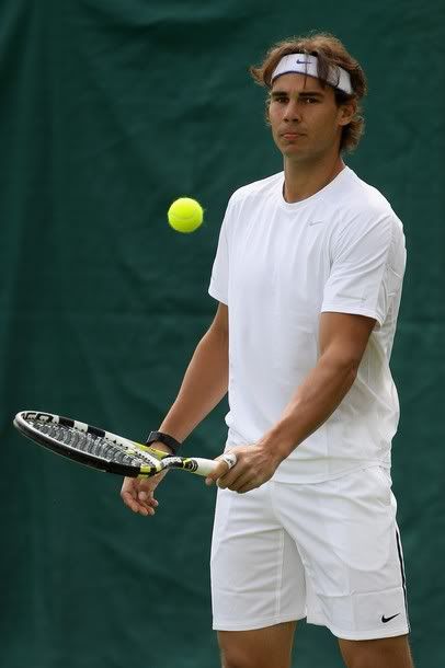 Photos: Nadal Practice at Wimbledon 2011 - June 18th