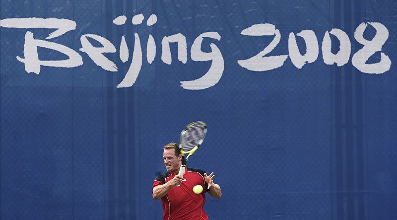 David Nalvandian Training in Beijing