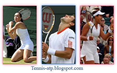 Jelena Jankovic - Novak Djokovic - Ana Ivanovic - Wimbledon