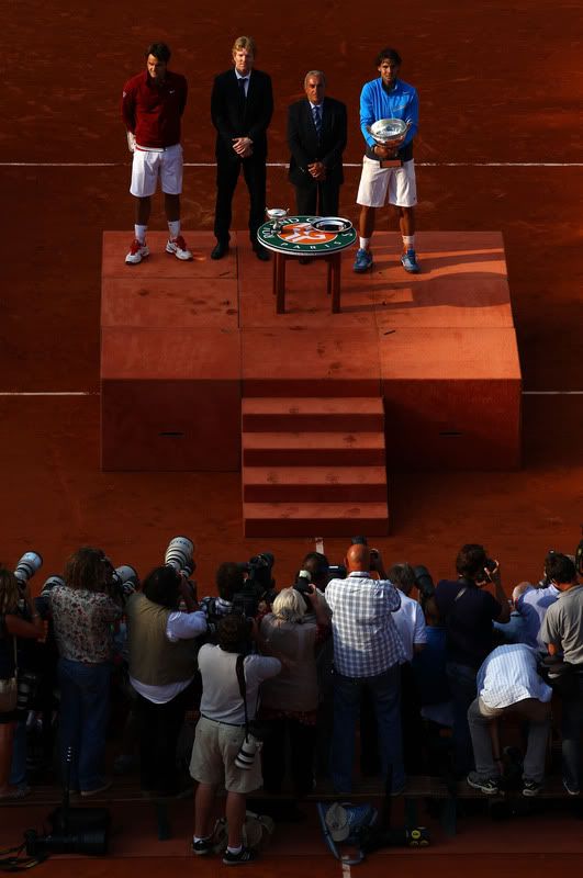 Roland Garros Trophy Ceremony Photos - Rafael Nadal Champion ~ ATP Men