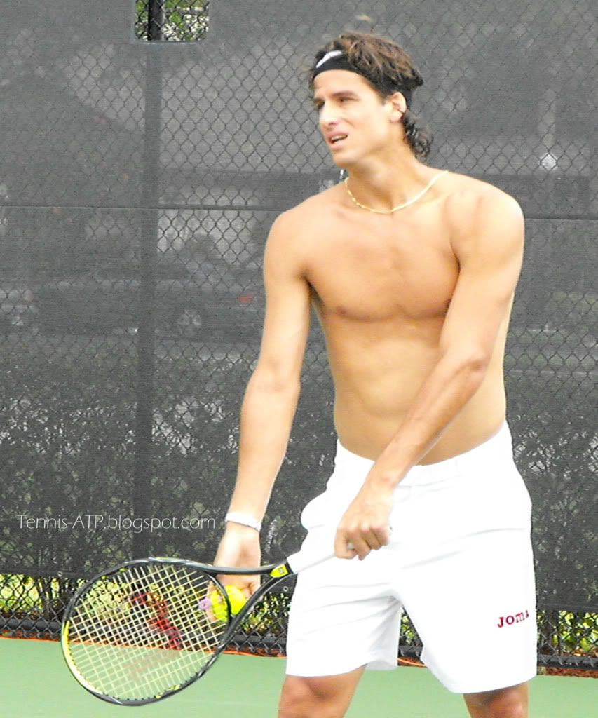 Feliciano Lopez Shirtless