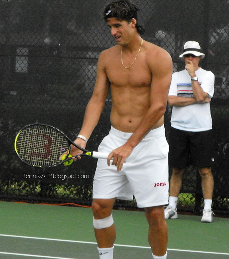 Feliciano Lopez Shirtless