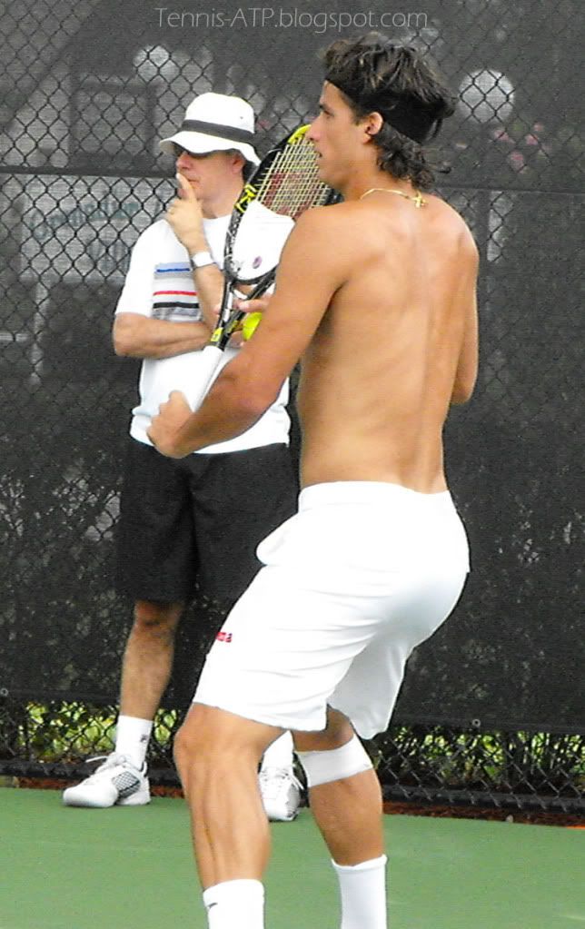 Feliciano Lopez Shirtless