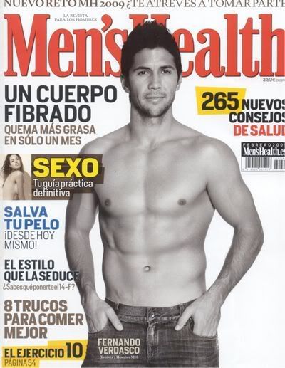 Fernando Verdasco on Men's health Magazine Cover