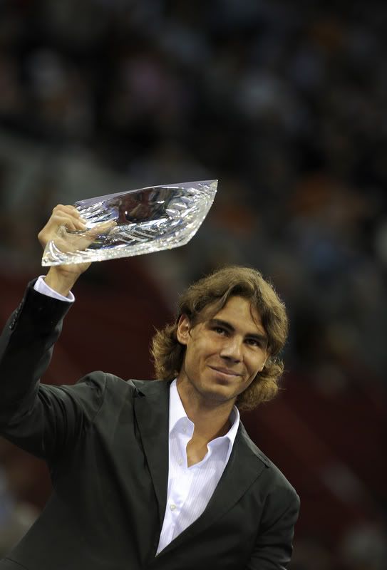 Rafael Nadal World Number 1 Trophy Ceremony