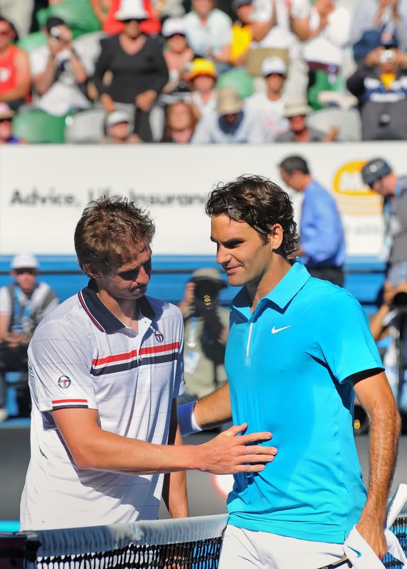 Australian Open: Roger Federer works hard to beat Andreev in opener