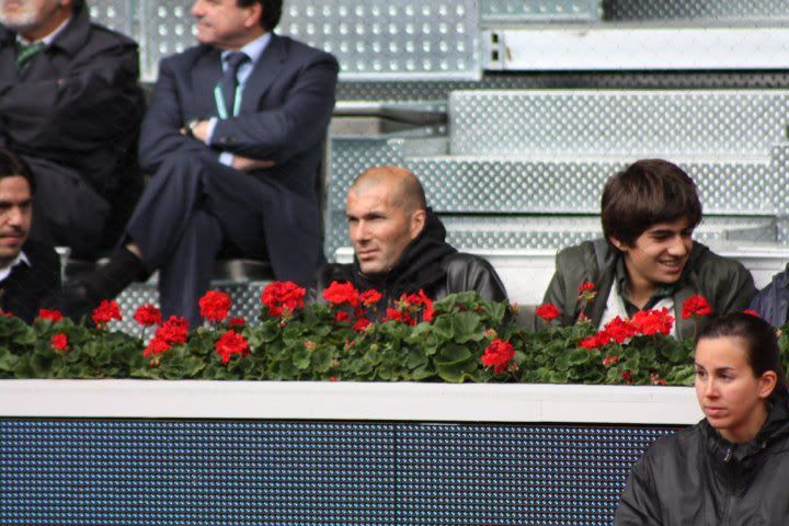 Photos: Zidane, Raul and Ronaldo watching Rafael Nadal in Madrid