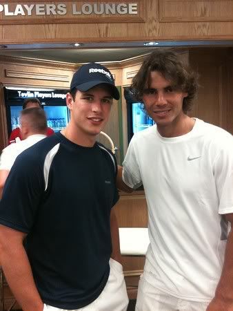 Photos: Rafael Nadal with Sidney Crosby in Toronto