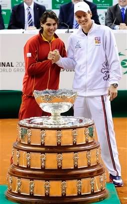Rafael Nadal vs Tomas Berdych in Davis Cup Final Opener