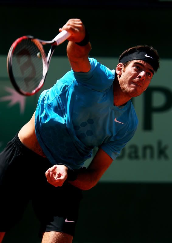 Photos: Del Potro vs Karlovic at Roland Garros 2011 1st Round