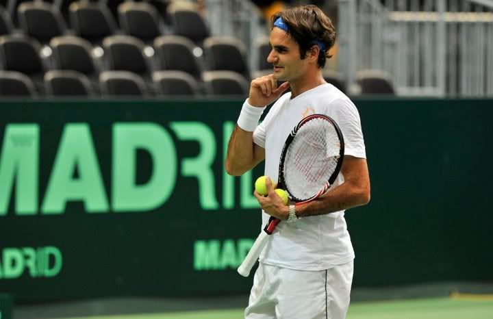 Photos: Roger Federer Davis Cup