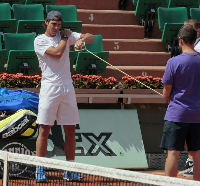 Photos: Rafael Nadal French Open Practice - Thursday May 19th 2011