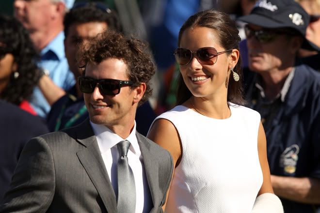 Photos: Ana Ivanovic with Adam Scott at the Opening Ceremony of the 2011 Presidents Cup