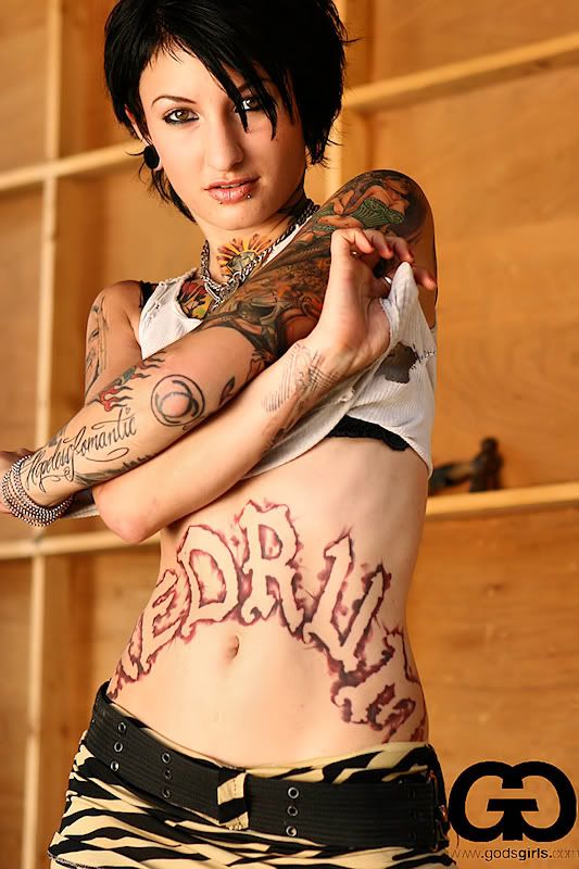 Sexy Women With Full Body Tattoo-2