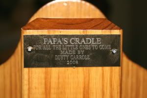 cradle plaque