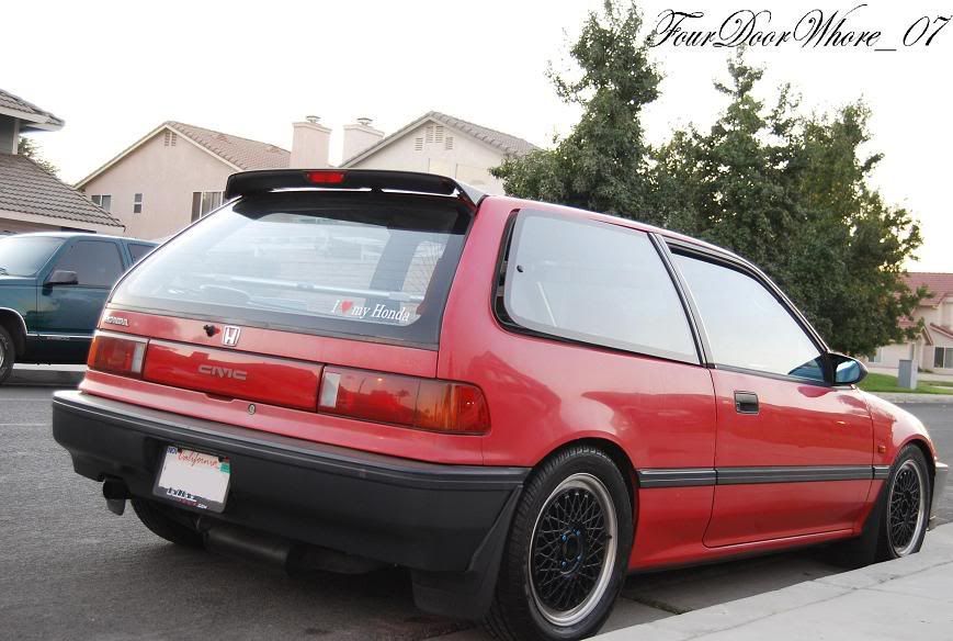 Anyway i own a 88 ef hatch with a stock d16a6 The car was recently stolen