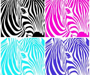 Neon Zebra Myspace Backgrounds