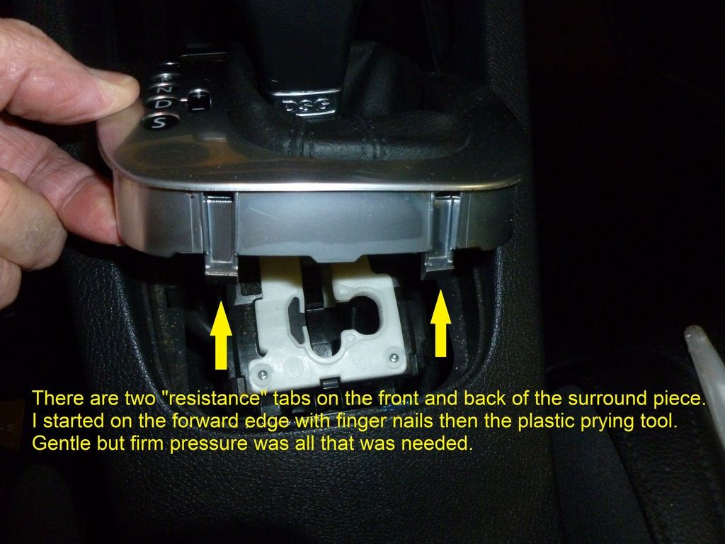 DSG Shift Lever Boot Removal Volkswagen Eos Forum