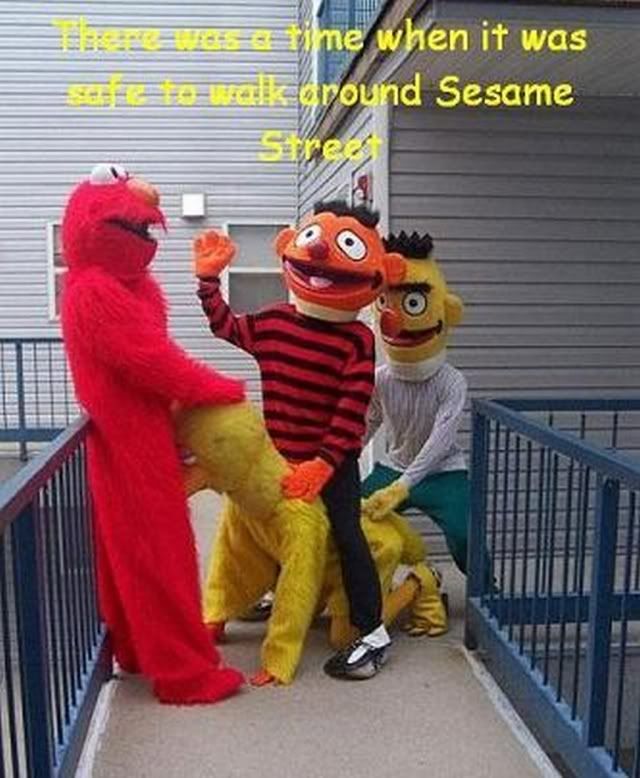 evil sesame street replica