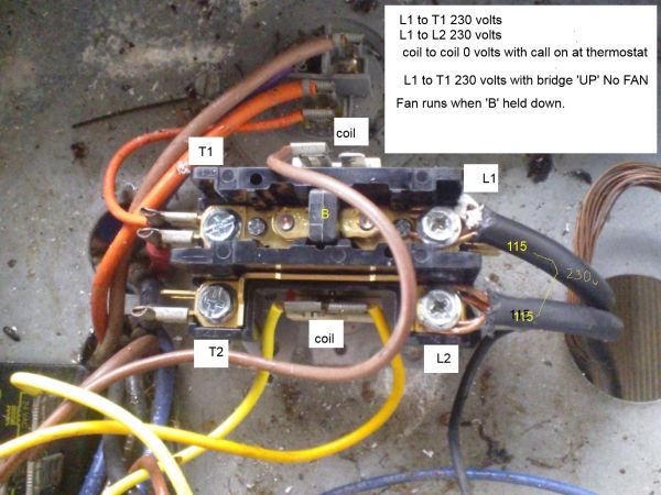 Replaced contactor in Heat Pump still no fan ... air handler fuse box 