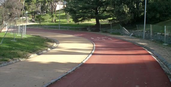 carril bici en la Dehesa de la Villa