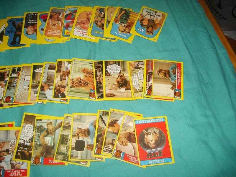 ALF Topps Sticker Series 1 European For Trade TAKEN ALF TV Fan 