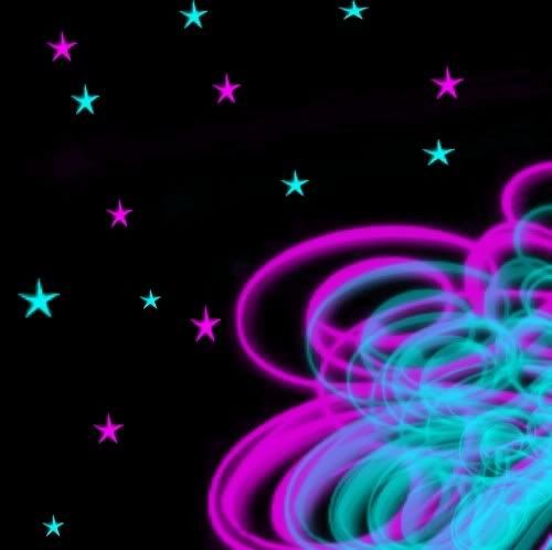 Neon Stars And Spirals Background Photo by princessjewnime | Photobucket