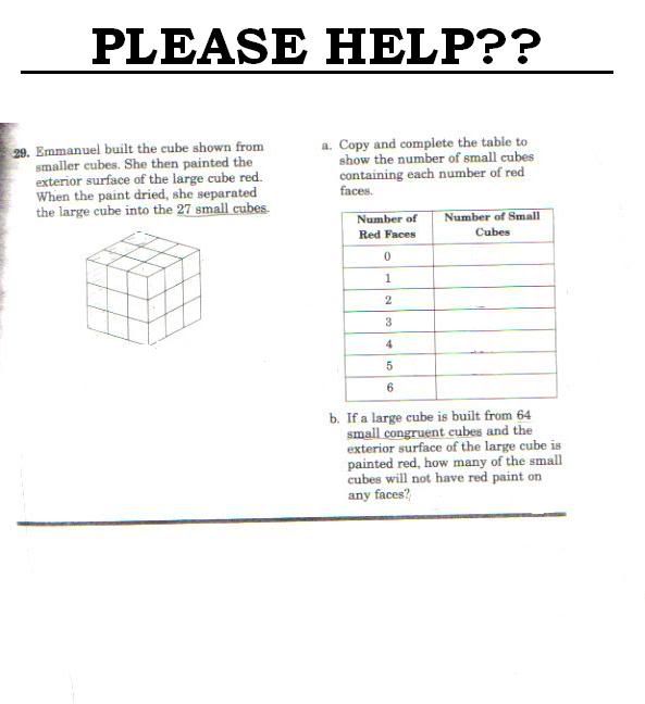 Can someone help me with an 8th grade math Open ended? Easy 10 points