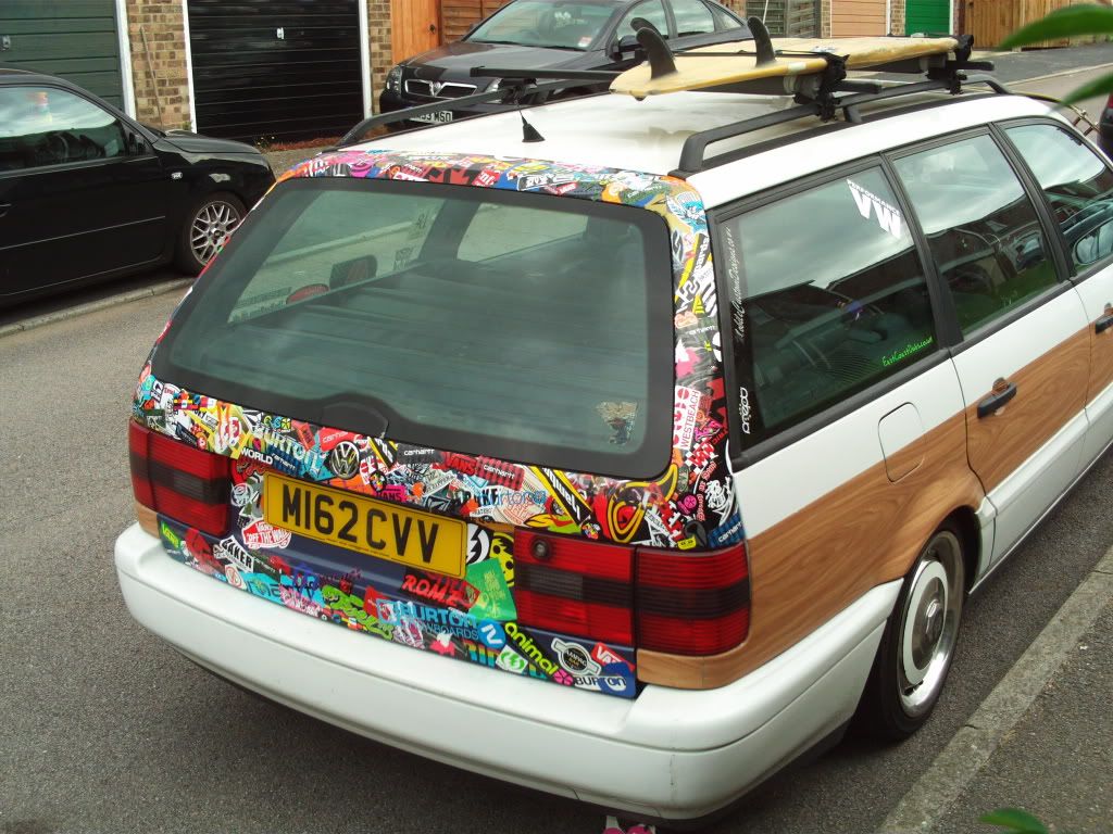 Sticker Bombed Vw