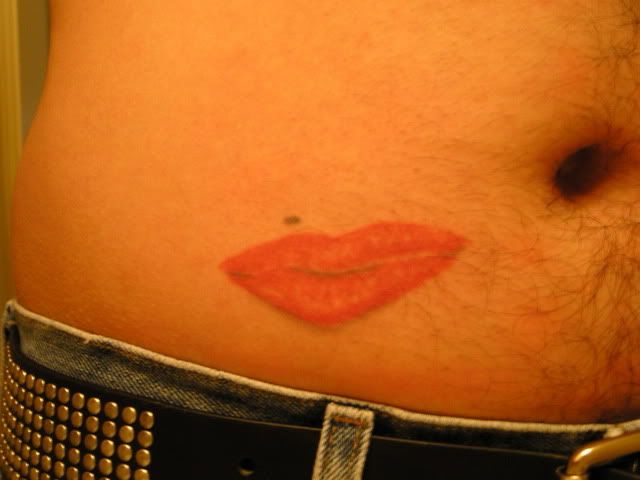 So, we are getting each others lips tattooed on our asses.