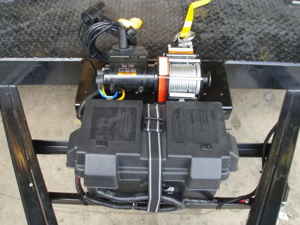 3k trailer tongue winch install