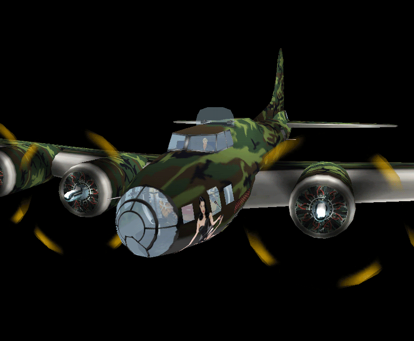(RB71) B-17 Flying Fortress Bomber!