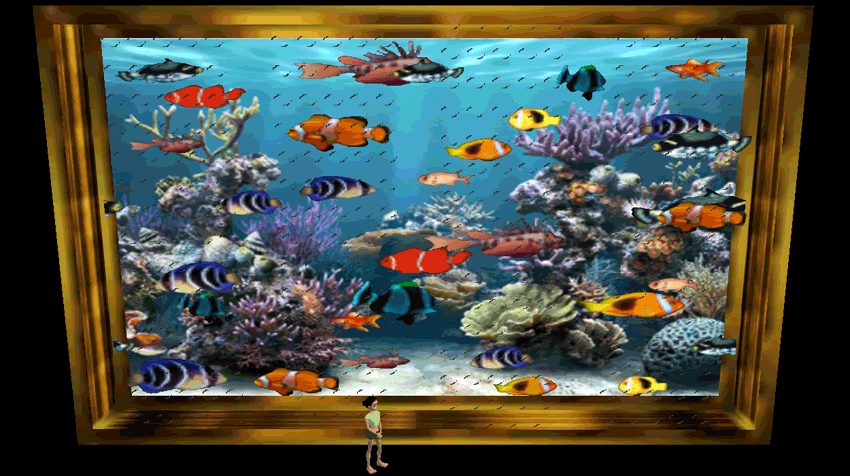(RB71) Luxurious Animated Aquarium 2