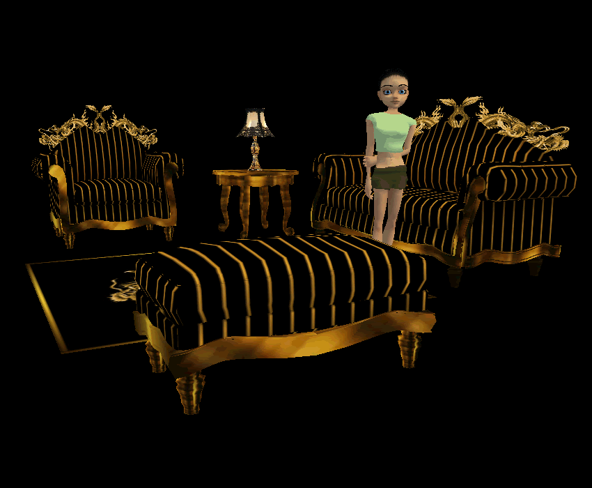 (RB71) Luxurious Couch Set #4 - Ballroom Collection!